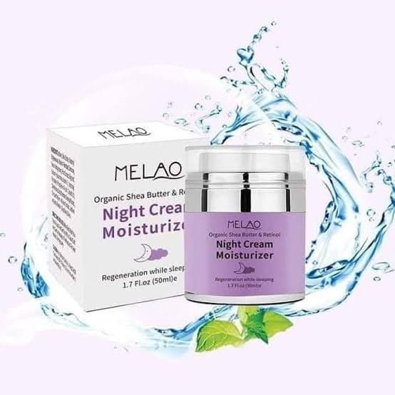 Melao Organic Shea Butter & Retinol Night Cream - 50ml