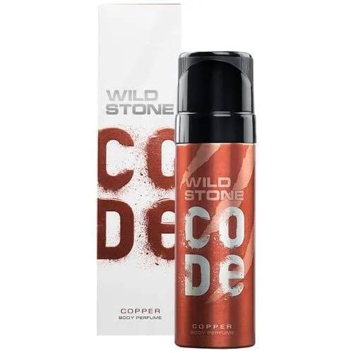 Wild Stone Code Copper Body Perfume - Refreshing & Long-Lasting Fragrance, For Men, 120 ml Perfume Fragrance Scent