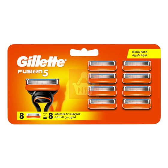 Gillette Fusion5 8pcs cartis UK