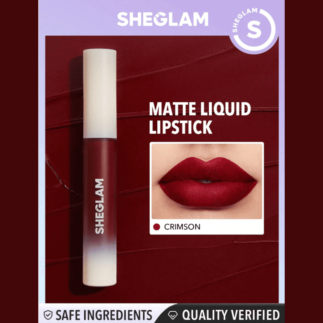Sheglam Matte Allure Liquid Lipstick (Crimson)