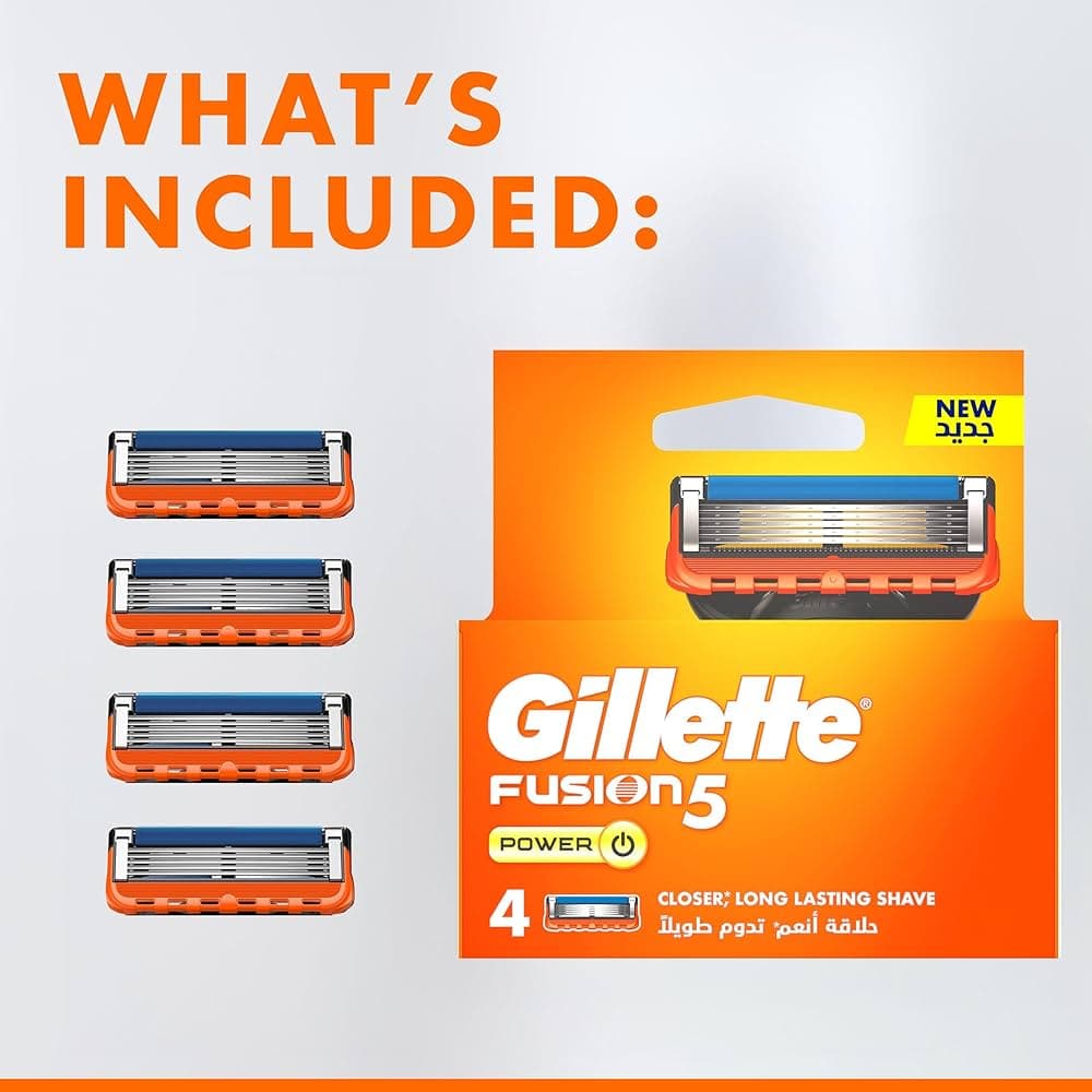 Fusion Manual Shaving Razor Blades - 4s Pack (Cartridge) thumbnail