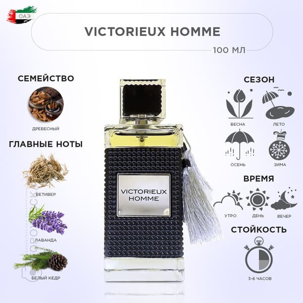 Lattafa Vurv Victorieux Homme Eau de Parfum, for men100ml thumbnail