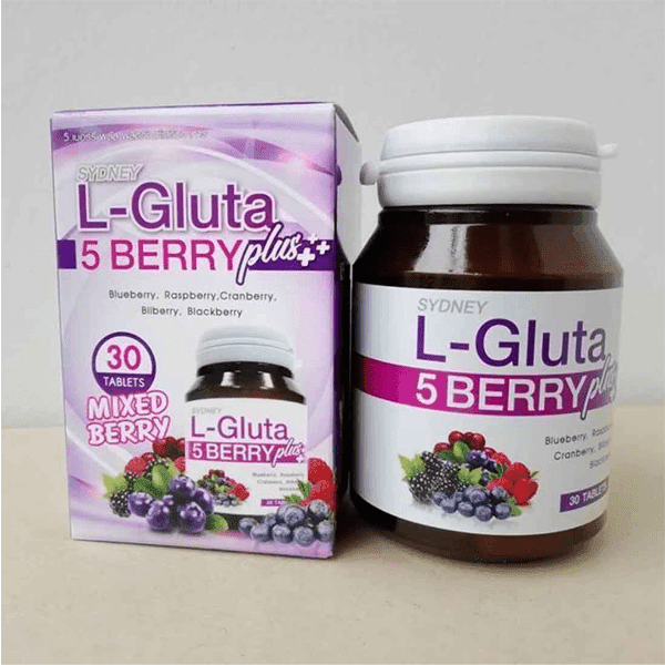 L-Gluta 5 Berry Plus Whitening Vitamins Tablets thumbnail