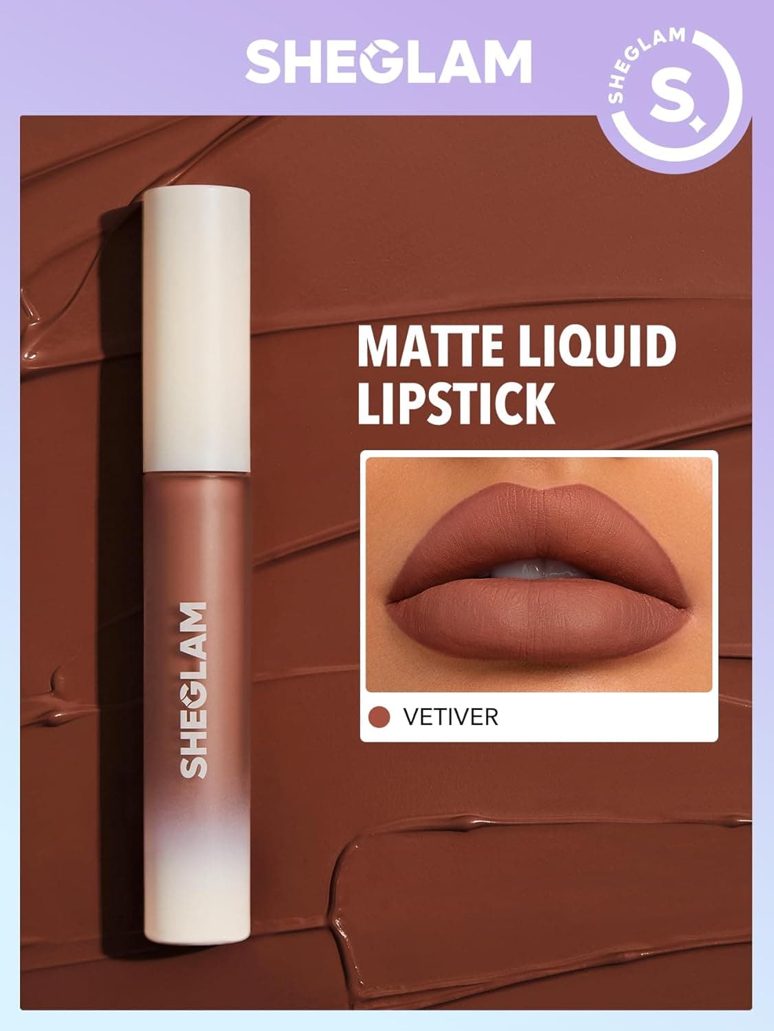 She Glam Matte Allure Liquid Lipstick (Vetiver)