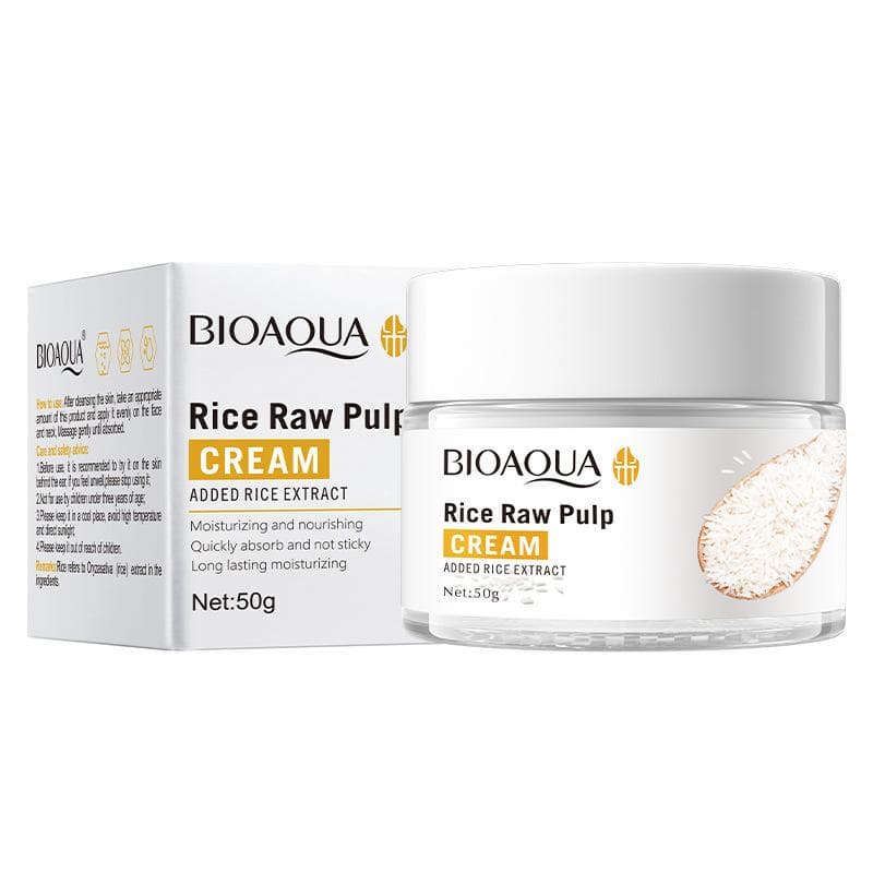 Bioaqua Rice Raw Pulp Rice Extracted Hydrating & Moisturizing Face Cream- 50g thumbnail