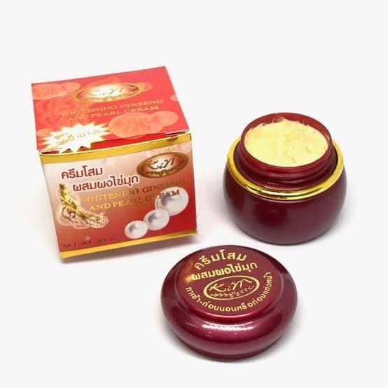 Kim Whitening Ginseng and Pearl Cream-20g