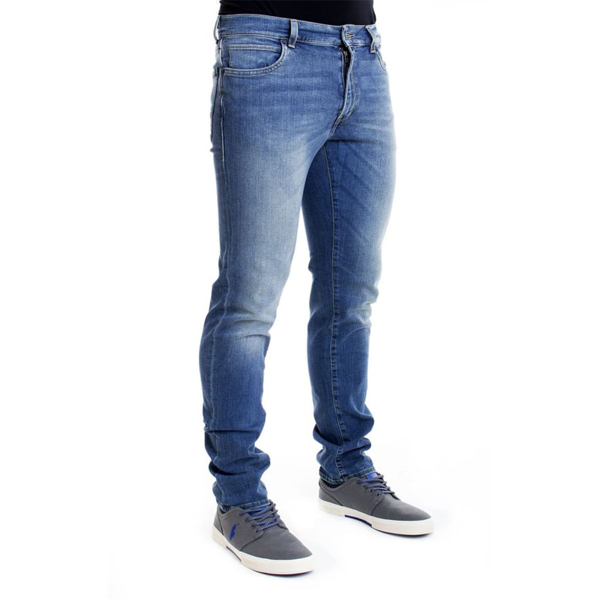Blue denim jeans pant for men | Smart stylish denim jeans pant for men | Pant for men stylish tik tok | Jeans for men blue thumbnail