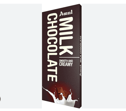 amul Milk Chocolate-125gm