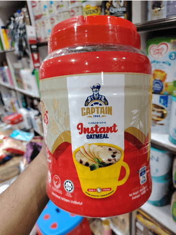 Captain Oats Instant Oatmeal 1kg-Malaysia