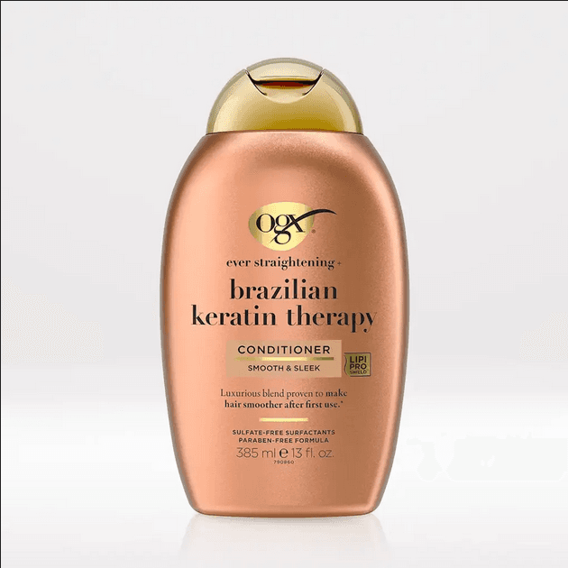 OGX Ever Straightening + Brazilian Keratin Smooth Hair Conditioner 385ml
