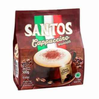 Santos Cappuccino 3 In1 With Choco Granule Coffee 500gm