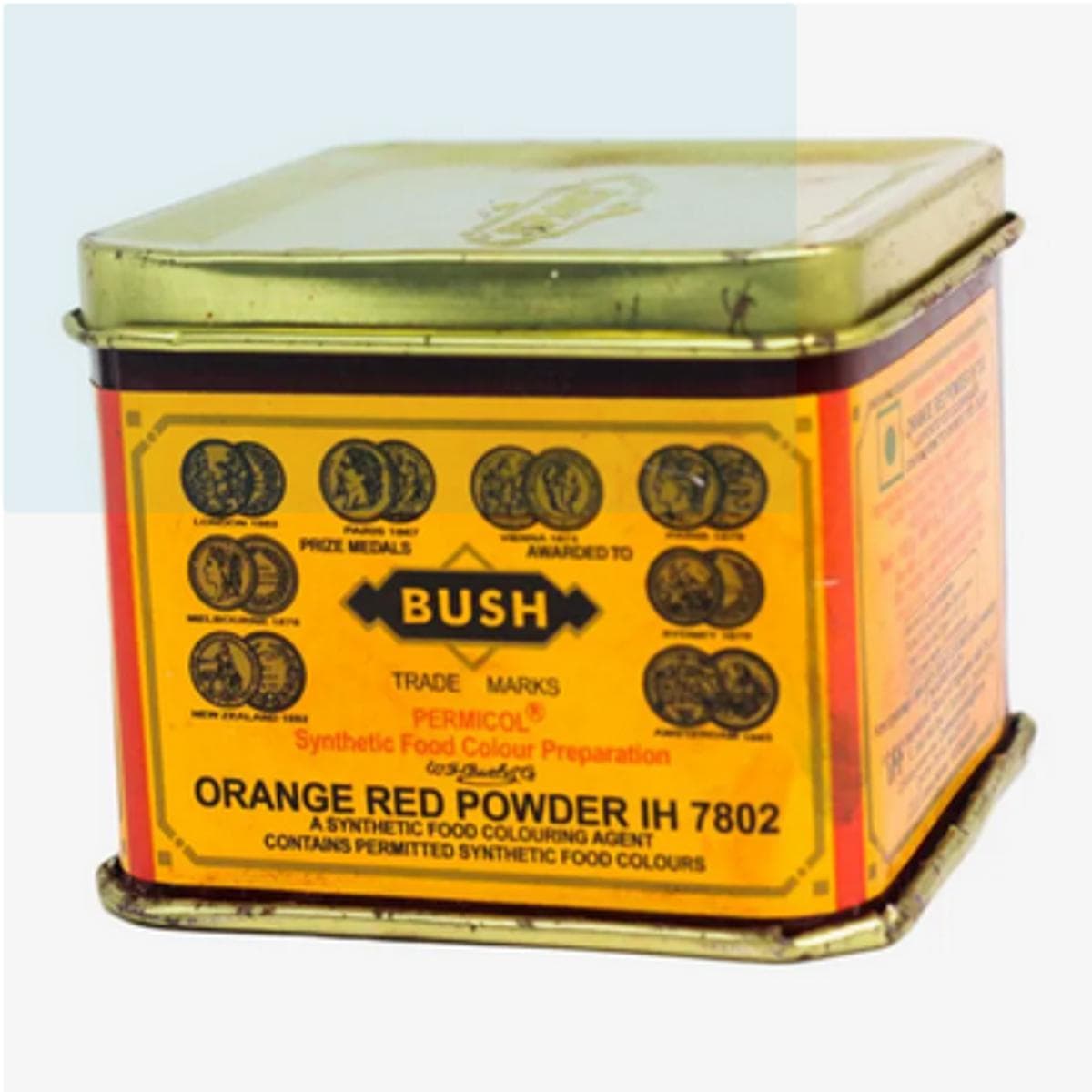 Bush Orange Red Food Color Powder 100gm