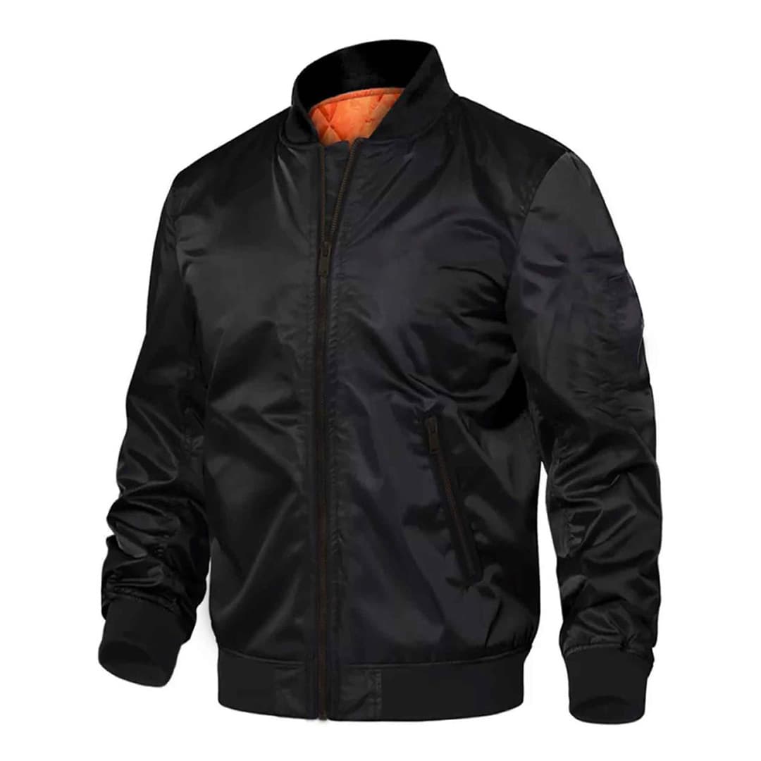 Black jacket for men 2024 new collection | Double part black jacket for men high quality | Biker jacket collection thumbnail