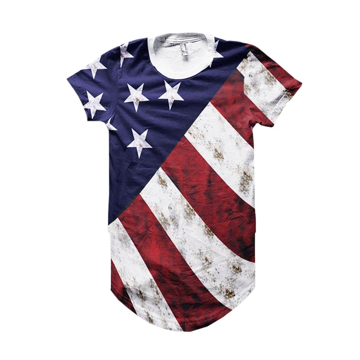 American flag tshirt for men new collection 2024 | Cotton tshirt for men blue and white