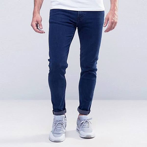 Navy blue denim pant for men new collection | Export quality denim pant for men blue | Denim pant for men stylish 2024 thumbnail