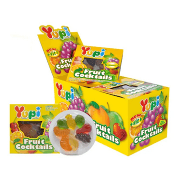 Yupi Gummy Fruit Cocktail -12 X14gm = 168 gm