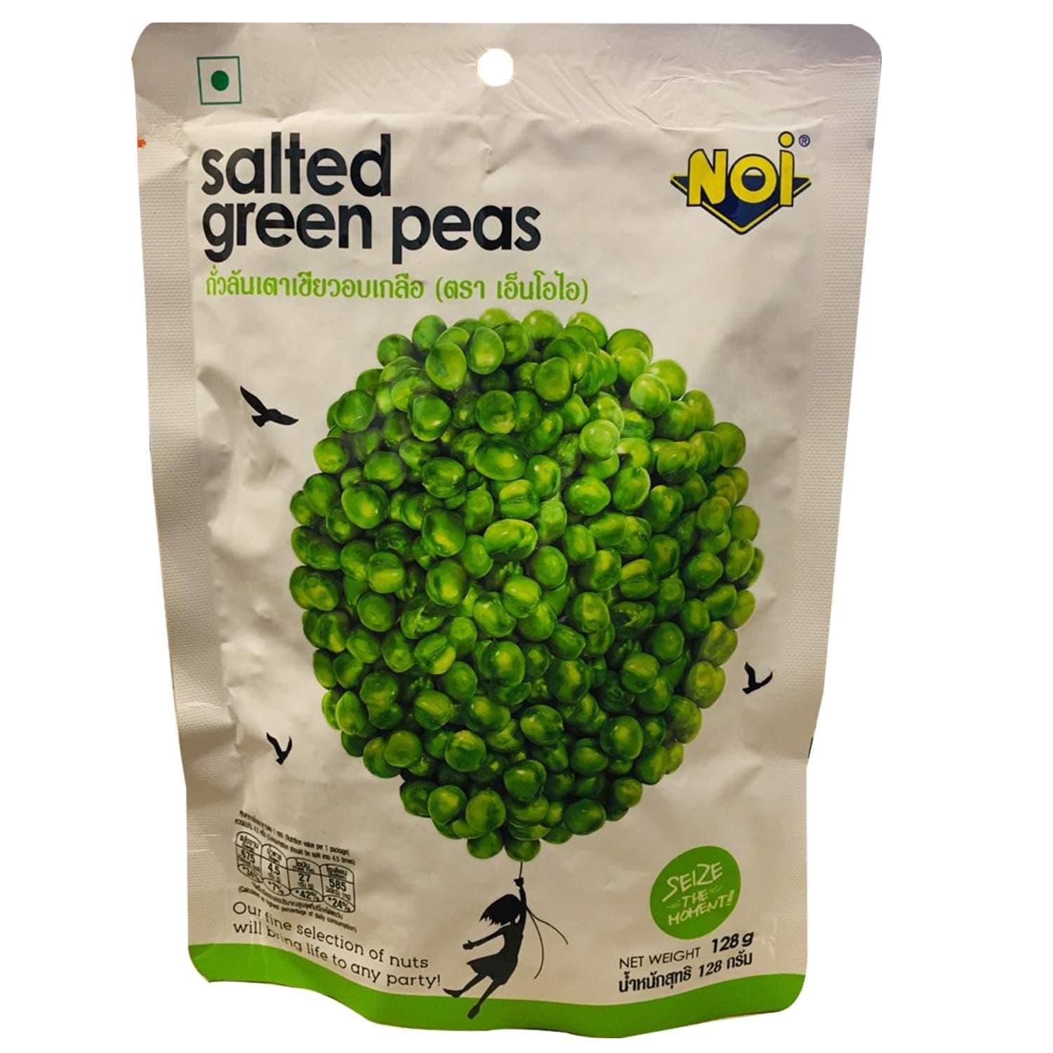 Noi Salted Green Peas Pouch, 128 G