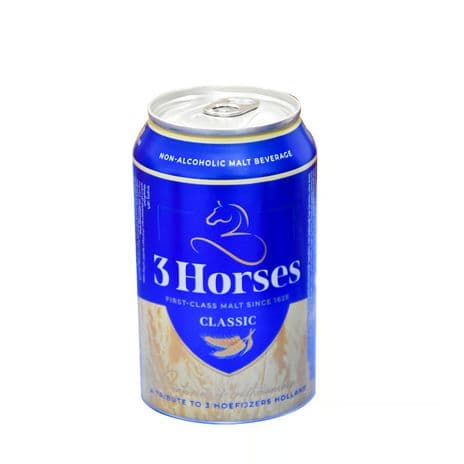 3 Horses Non-Alcoholic Malt Beverages 330ml