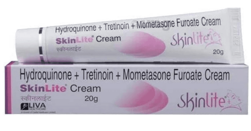 Skinlite Cream 25g for Melasma, Hyperpigmentation and Whitening,Remove Dark Spot From Face Hyperpigmentation Tretinoin Mometasone Furoate & Whitening & Lightening