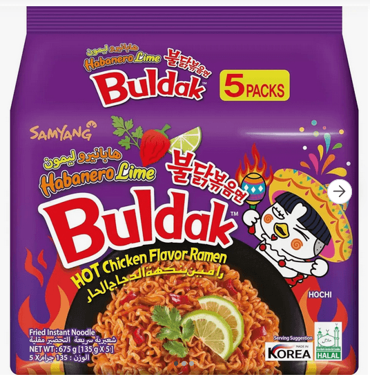 Buldak Habanero Lime Ramen 675g (Korea)