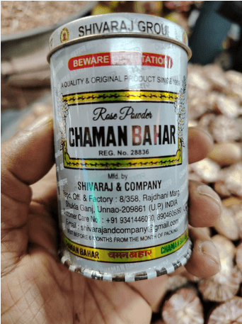 (indian)White Sweet Chaman Bahar Rose Powder, For Mouth Freshner, Packaging Size: 50 g