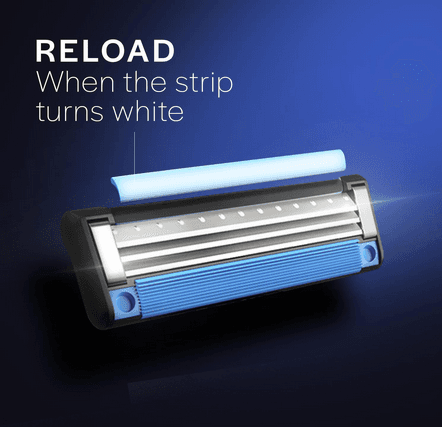 Gillette Mach3 Turbo Manual Shaving Razor Blades - 2pcs(Cartridge)