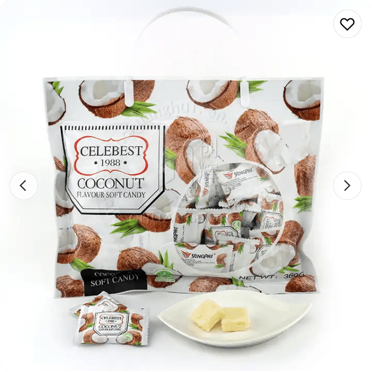 Yingpai Celebest 1988 Coconut Flavor Soft Candy 360 g