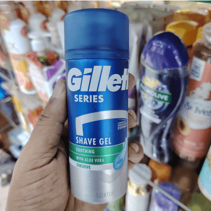 Gillette Series Sensitive Shave Gel with Aloe-75 ml (Made in UK)