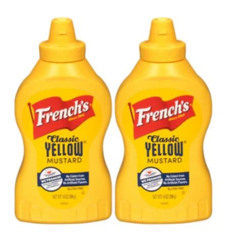 French's Classic Yellow Mustard 226gm (Pack of 2)