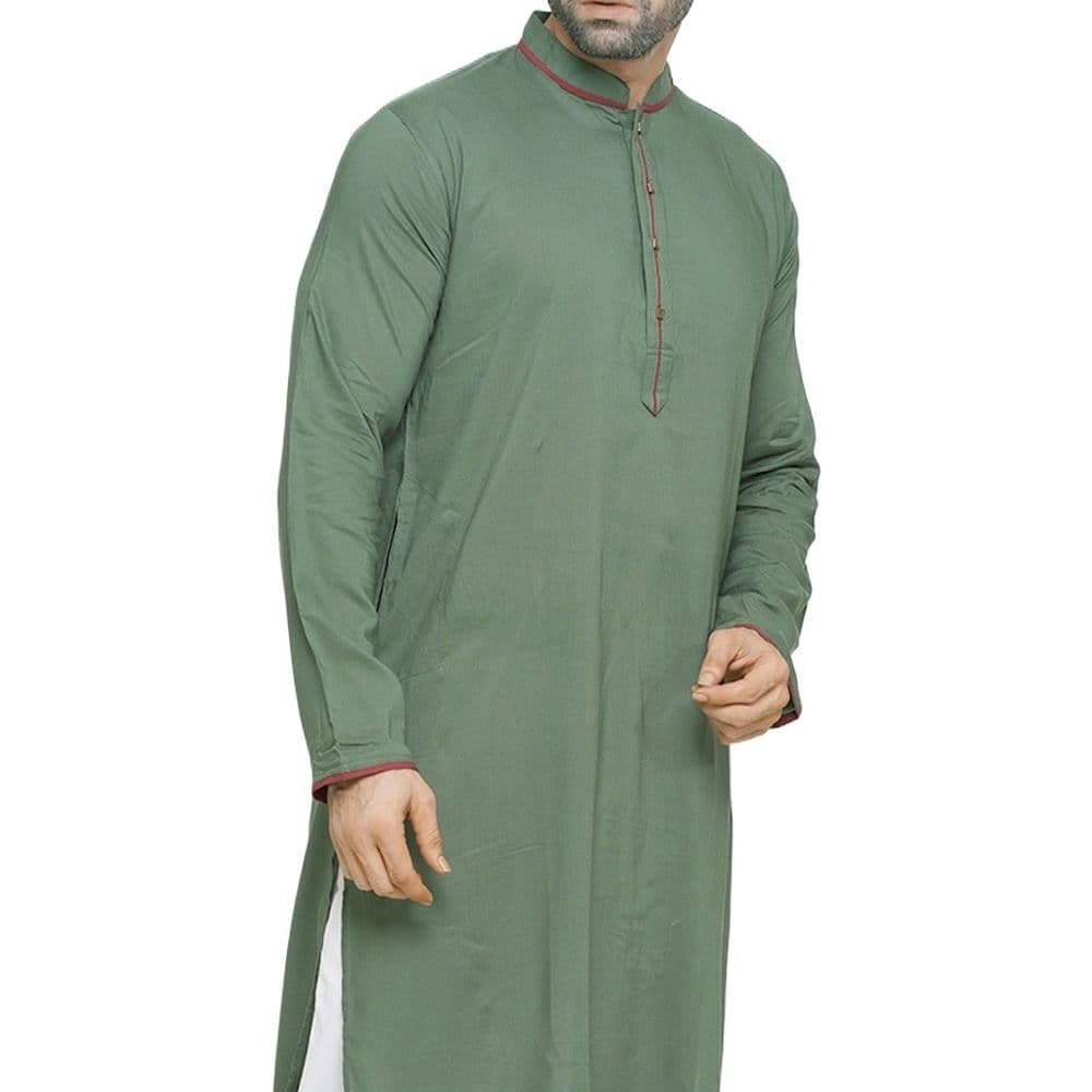 Olive color Panjabi for men | Low price panjabi for men new collection 2024 eid | Mens panjabi cotton