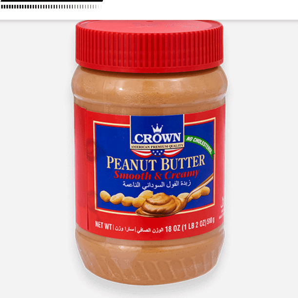 Crown Peanut Butter Smooth & Creamy 510 gm