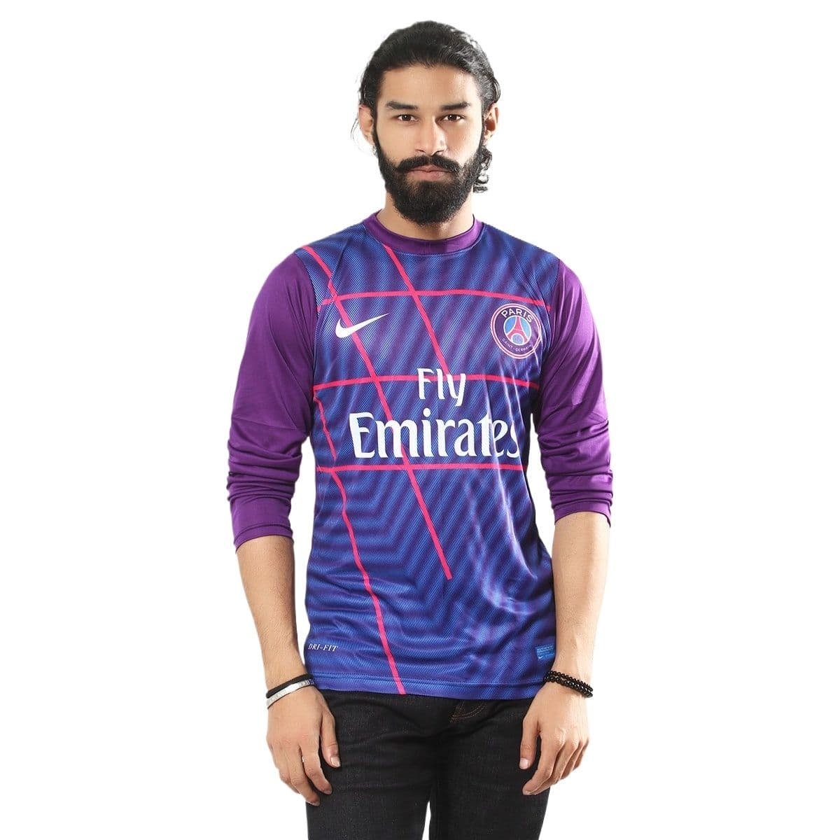 Purple blue tshirt for men new collection 2025 | Full sleeve tshirt for men blue | All over printed tshirt for men