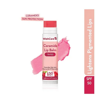 WishCare Ceramide Lip Balm Tinted with SPF 50 PA+++ 5gm