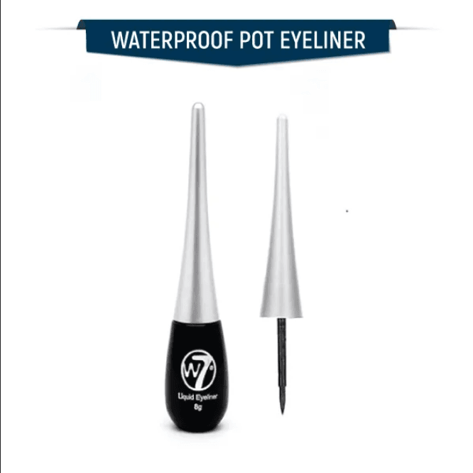 W7 Liquid Eyeliner Pot 8ml – Black