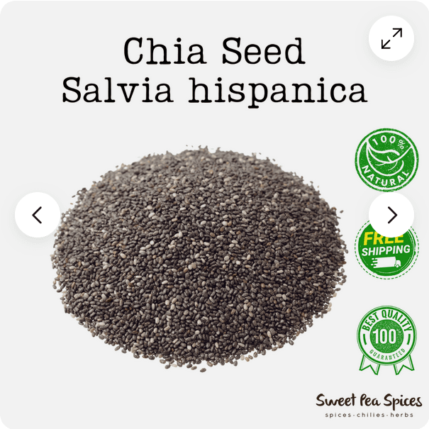 Chia Seeds Whole Natural A Grade Premium Quality-1kg( UK )