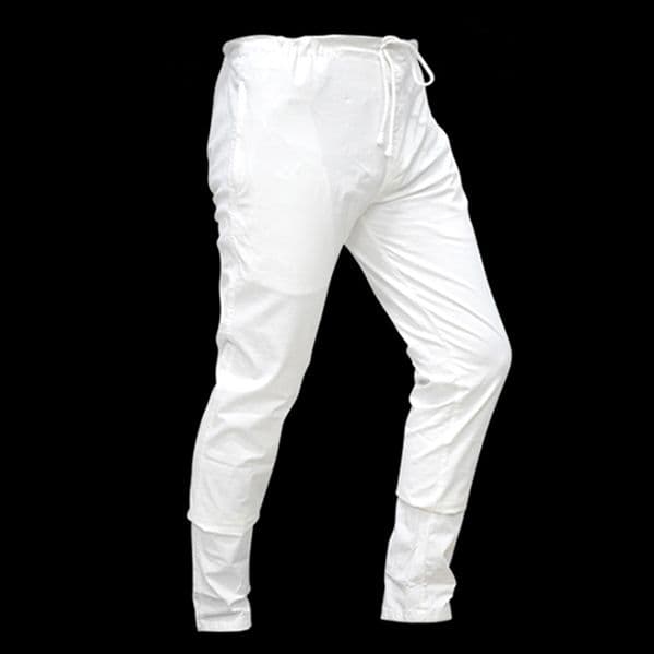 White Color Cotton Payjama Pant for Men | Comfortable & Breathable Traditional Ethnic Wear | Perfect Match with Panjabi Kurtas | Premium Quality Cotton Fabric | Stylish, Lightweight & Durable Menâs Payjama for Weddings, Parties & Daily Wear