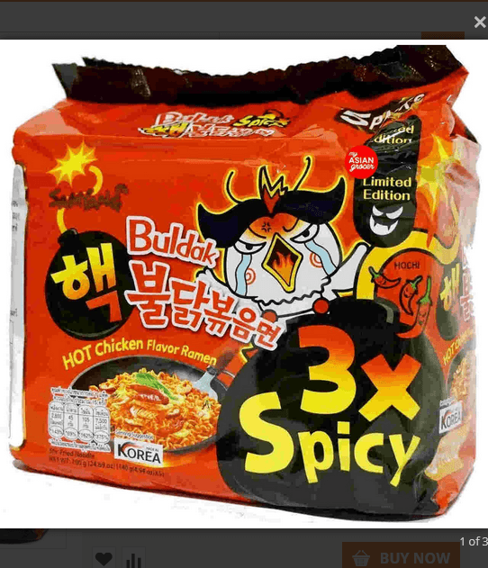 Hot Chicken Flavor Noodles Korean 3x Spicy 700gm