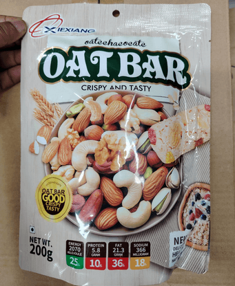Healthy Bar Crispy And Tasty Oat Chocolate Bar Poly 200g