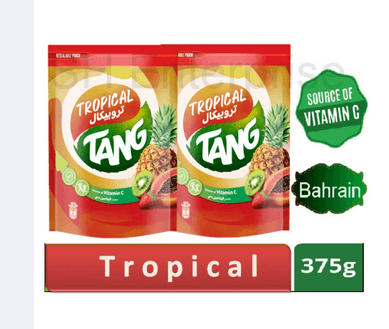 Tang Tropical Cocktail Flavor, 375gm (Bahrain) - 2pack