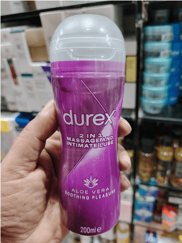 Durex Massage 2 in 1 Aloe Vera Lubricant Gel, 200ml