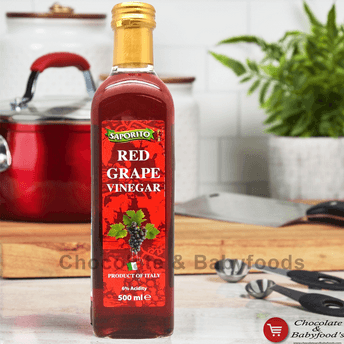 Saporito Red Grape Vinegar 6% Acidity 500 ml