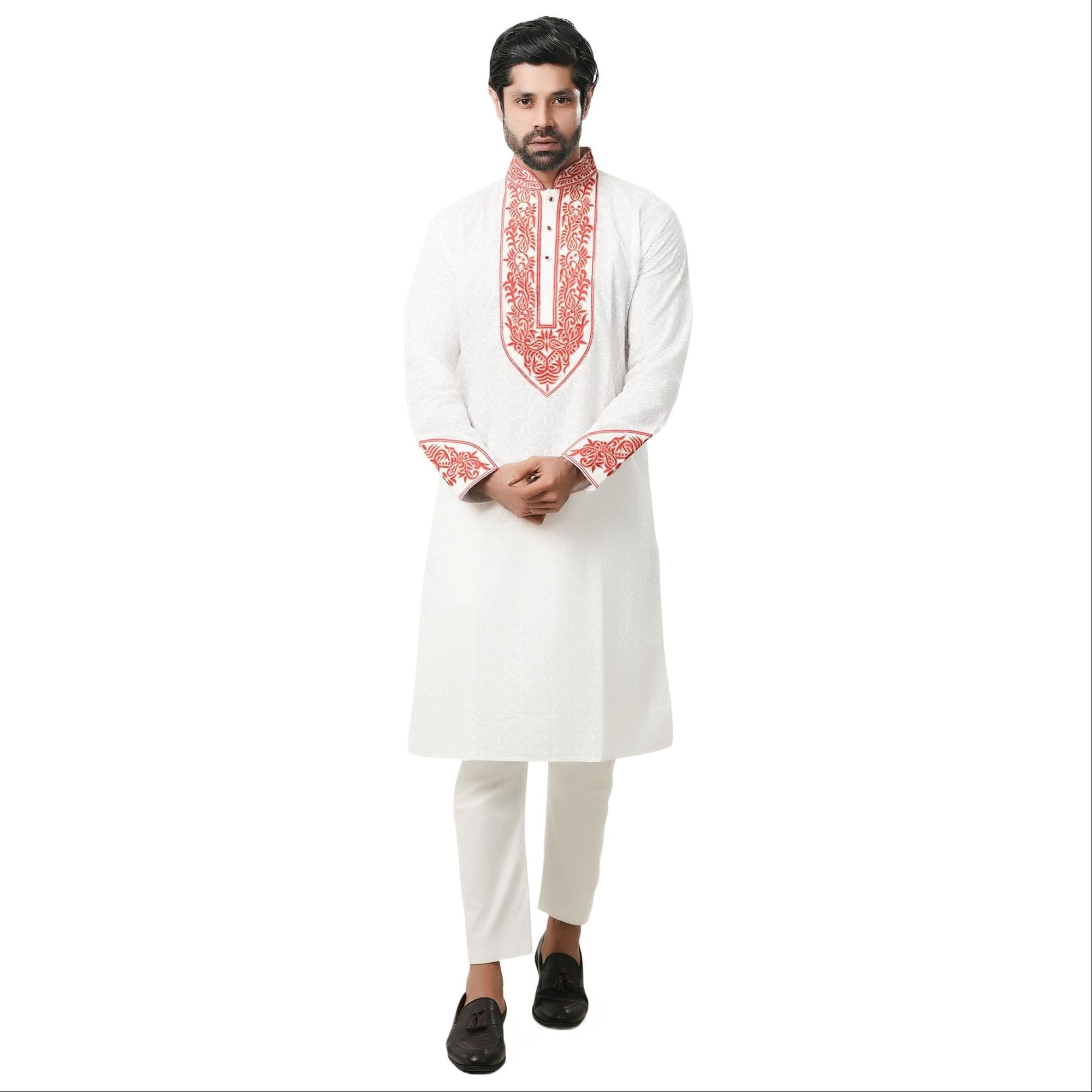 Uncommon Panjabi for Men | Stylish White Panjabi at Low Price | Premium Quality Cotton Panjabi for Eid & Wedding | Traditional White Punjabi for Men | Comfortable & Elegant Design | Best Budget Menâs Panjabi | Perfect Festive & Casual Wear | Trendy Menâ thumbnail