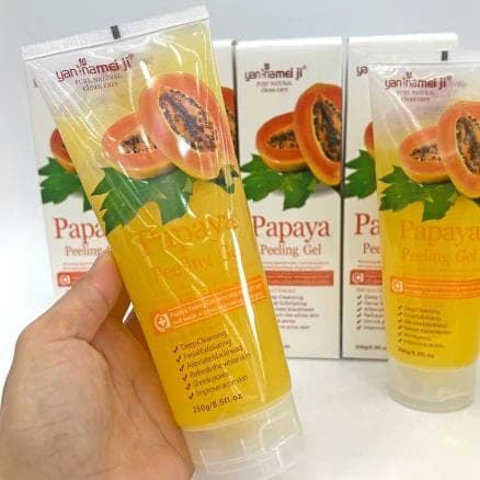 PAPAYA PEELING "GEL" &
POMEGRANATE PEELING GEL.
250gm