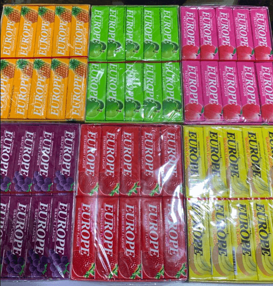 Europe Chewing Gum 20PCS Mix Box-