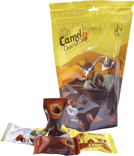 Dates Palace Sweets Camel Chocolate Dates 400gm (UAE)
