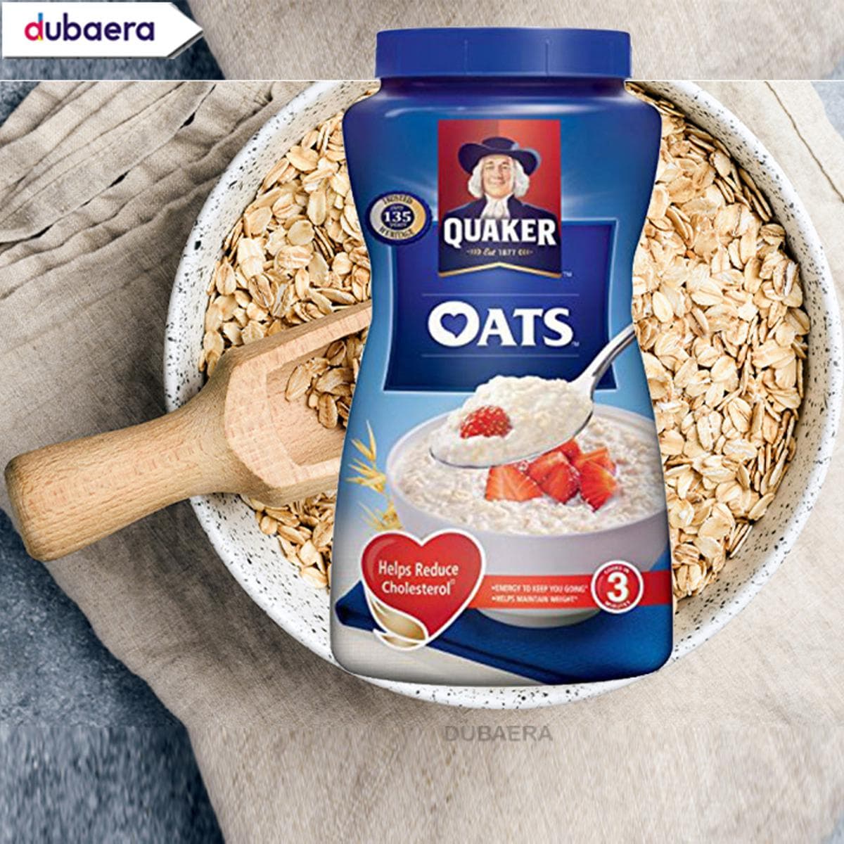 Healthy Breakfast Quaker Rolled Oats 800gm