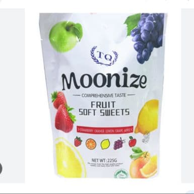 Moonize  Assorted Fruits Soft Sweets 225gm