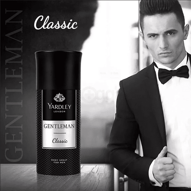Yardley London Gentleman Classic Body Spray for Men-150ml