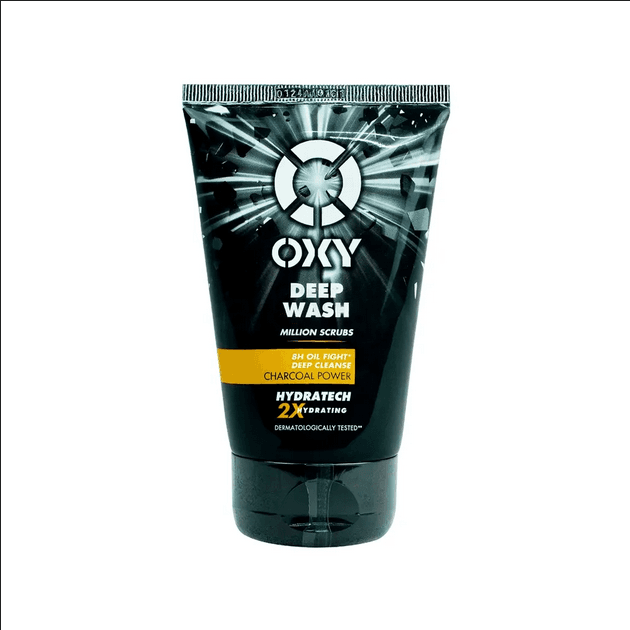 OXY Deep Wash Scrub Cleanser with Charcoal Power for Men-100g