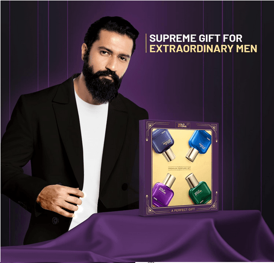 Wild Stone Perfume Gift Set for Men 4x30ml